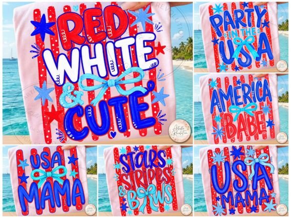 Celebrate Independence Day with the 4th of July Coquette Patriotic Bundle — Where Nostalgia, Creativity, and Commerce Converge