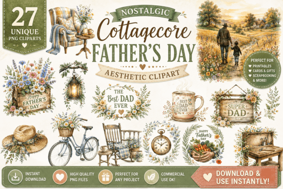 Cottagecore Father’s Day Aesthetic: Weaving Warmth, Memory, and Intention into Meaningful Celebrations