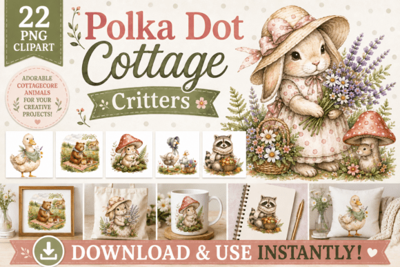 Polka Dot Cottage Critters Clipart: A Thoughtful Evaluation for Practical Creatives