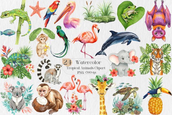 Watercolor Tropical Animals Clipart: A Practical Guide for Designers and Makers