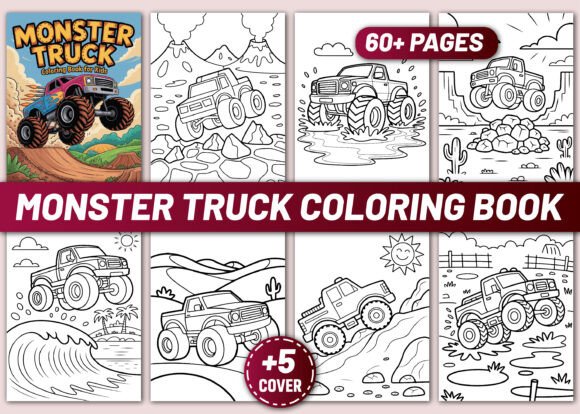 Why a Monster Truck Coloring Book for Kids Is More Than Just Fun—It’s Smart Learning in Action